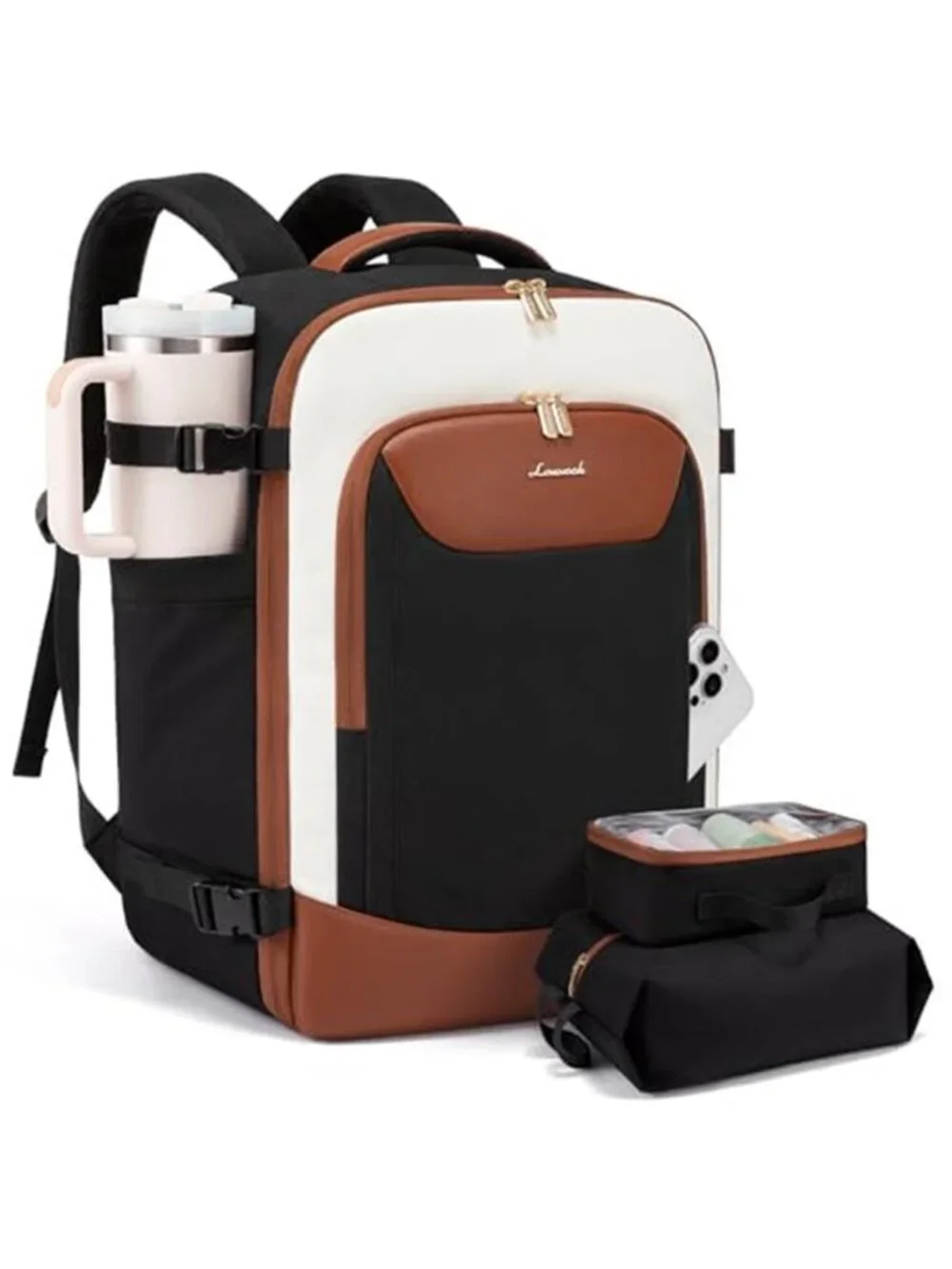 40L Travel Backpack Carry On Bag Women Men Personal Item Laptop Weekender TSA